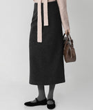 About Back Slit Skirt