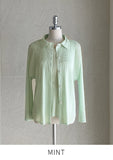 Entony Pleated Sleeveless Tee Blouse