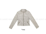 STRAP BIKER JACKET