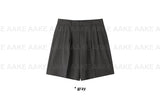 CLASSIC TWO-TUCK HALF SLACKS