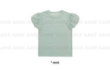 PUFF SLEEVE SHEER TEE