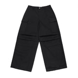 QYoung Rib Wide Cargo Pants