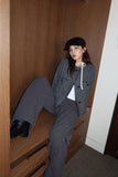 Bling tweed thin jacket