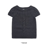 (WOOL) SHORT SLEEVE KNIT