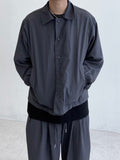 Nylon Thin Over Button Jacket