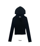 SLIM WRAP HOOD TOP