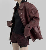 Kes Stud Leather Jacket