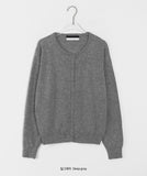 Muni Cashmere Round Knit Cardigan
