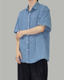 Del Luna Denim Short Sleeve Shirt