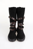 Wetin Strap Suede Long Boots