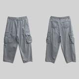 Ice Washed Cargo Denim
