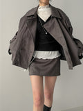 Yoru Mock Neck Strap Blouse