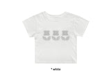 BLOOM CROP HALF T