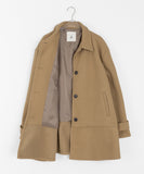 [BAONHAUS] Sennen Frill Collar Single Coat