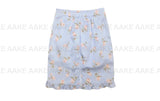 BLOOM FRILL MIDI SKIRT