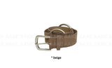 SUEDE DUAL RING BELT