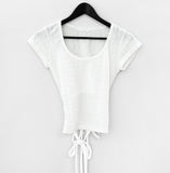 Enno Backless Short Sleeve Tee