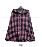 Lenni Check Over Hooded Shirt