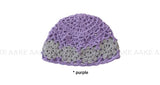 FLOWER CROCHET BEANIE