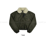 (6oz) FUR COLLAR BUCKLE PADDED JUMPER