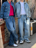 Tuck Medium Washed Denim JK