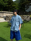 Western Linen Half Shirt