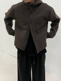 Uni Crop Hoodie Short Coat