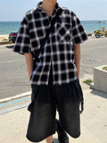 Cooling Check Half Shirt