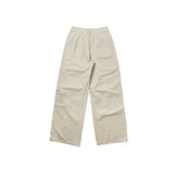 Kens Big Pocket Zipper Cargo Wide Pintuck Pants