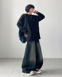 Tom Brush Balloon Wide Denim