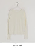 [BAONHAUS] Seden Modal Layered Round T-shirt
