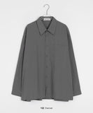 [BAONHAUS] Hennab Cotton Over Long Sleeve Shirt