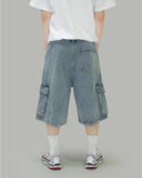 Cyven Cargo Bermuda Denim Pants
