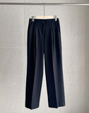 Luaka Pin Tuck Wide Slacks