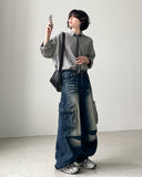 Ivan Washed Cargo Denim