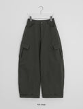 Tehit Curved Banding Cargo Wide Pants
