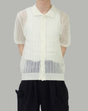 Rian linen collar cardigan