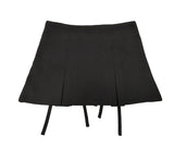 Double Ribbon Mini Skirt