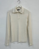 Turtleneck Ribbed Warmer T-Shirt
