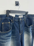 Unique highlight blue denim