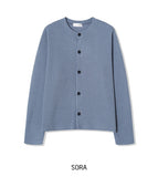 [1+1] Mobis round knit cardigan