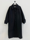 F/W robe wool overfit balmacan coat