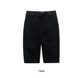 BUTTON CAPRI PANTS