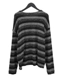 Robben Stripe Long Sleeve Round Knit