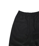 [BELT SET] STRIPE BERMUDA SLACKS