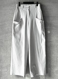 Warp cut pants