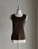 Entony Pleated Sleeveless Tee Blouse