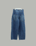 Low curve cargo denim jeans