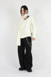 Wide ball leg denim