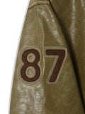 87 Leather Varsity Jacket